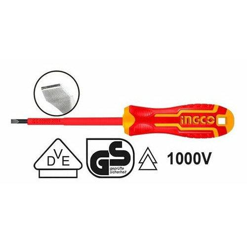 Destornillador Aislado 1000v 5,5x125 Ingco Hisd815125 - MARKEMSTORE - 