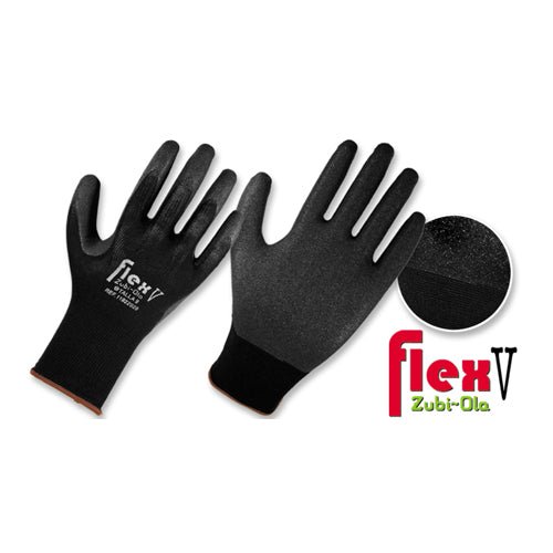 Guante Nylon Spandex Recubiertos En Nitrilo Flex V - MARKEMSTORE - 