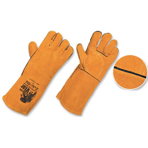 Guantes Carnaza Para Soldar Largo 16" Kodiak T - 10 11910777 - MARKEMSTORE - 