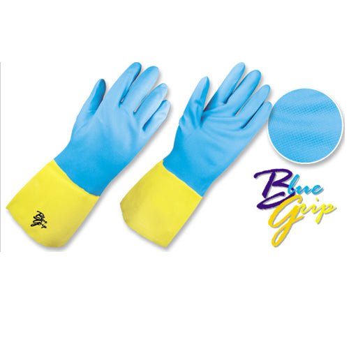 Guantes Neopreno Amarillo/Azul T - L 11952008 - MARKEMSTORE - 