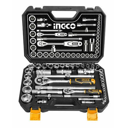 Juego De Dados 44pzs M1/4 Y M1/2 INGCO HKTS42441 - MARKEMSTORE - 