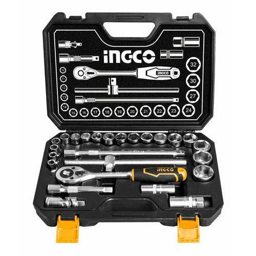 Juego De Dados De 25 Piezas M1/2 INGCO HKTS12251 - MARKEMSTORE - 