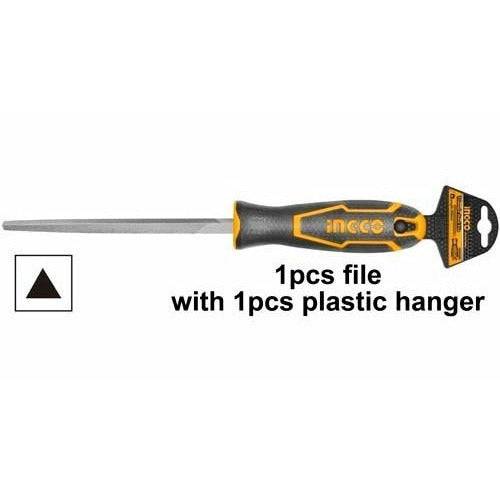 Lima Triangular Acero T12 200mm Ingco Hstf088 - MARKEMSTORE - 