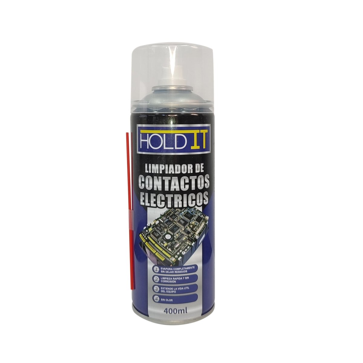 Limpiador De Contactos Electricos 400 Ml Marca Hold It - MARKEMSTORE - LIMPIADOR DE CONTACTOS
