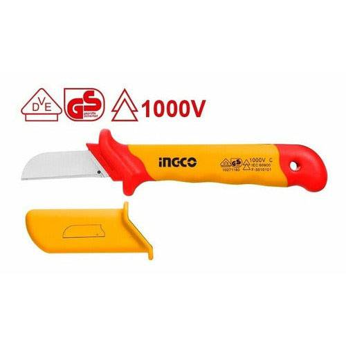 Navaja Cortacable Aislada 1000v 50x180mm Ingco Hick18 - MARKEMSTORE - 