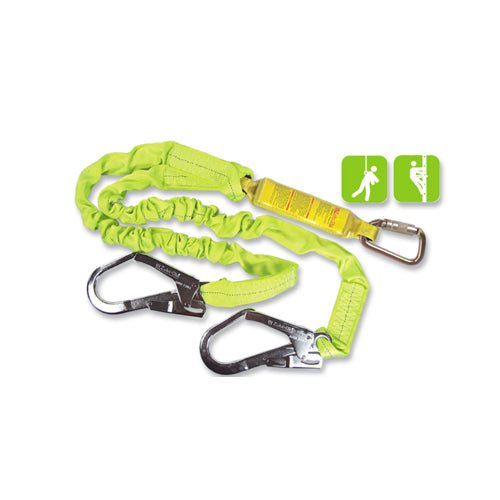 Slinga De Seguridad Doble Brazo C/Amortiguadores 2 Ganchos 11904032 - MARKEMSTORE - 